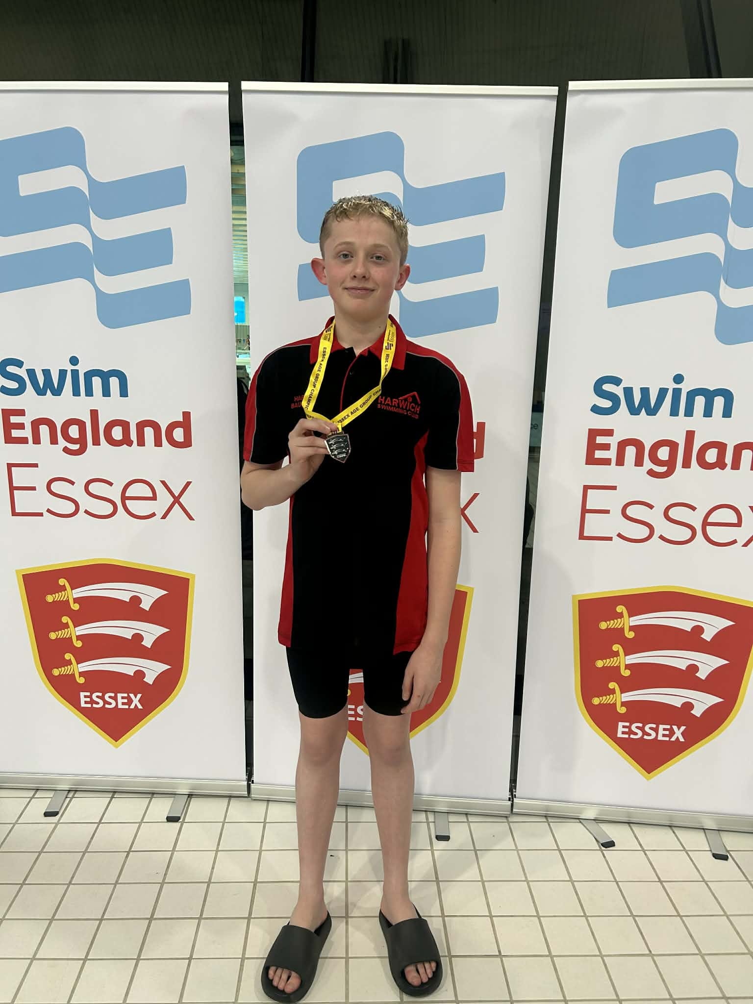 Harry with Silver Medal